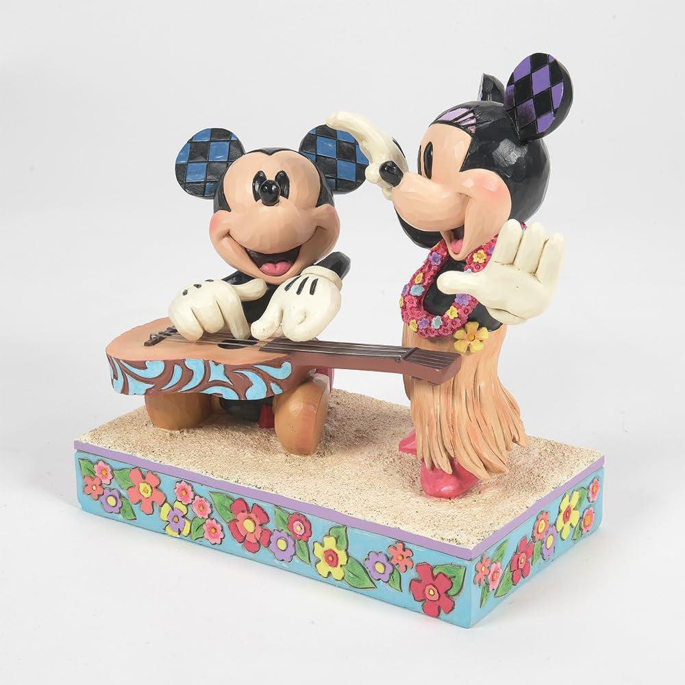 Jim Shore Disney Traditions Mickey and Minnie Hawaii Figurine