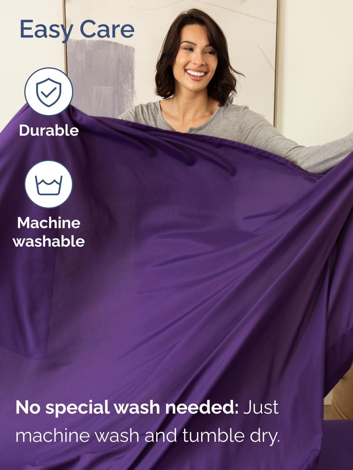 CGK Linens 6 Piece Extra Deep Pocket Ultra Soft & Cooling Sheet Set