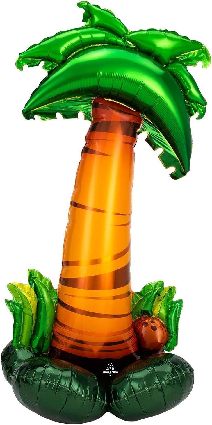 Anagram 4246711 Palm Tree Airloonz Foil Mylar Party Balloon, 56", Multicolor, Pack of 1
