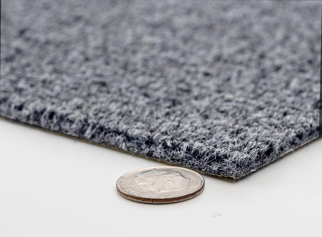 Creative Home: Nexus Tiles: Self-Adhesive Carpet Tiles - Actual: 12" x 12" Smoke (Blue/Gray)