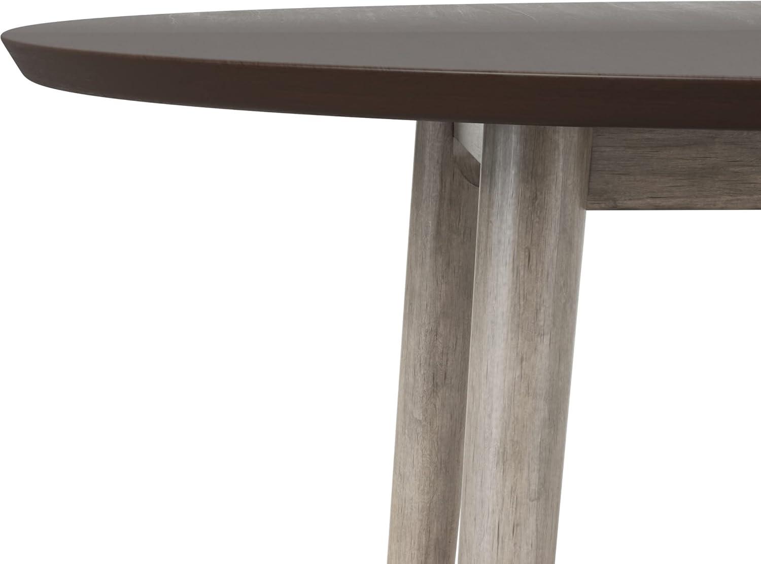 Hillsdale Furniture Emerson Wood Dining Bench Top in Gray Sheesham