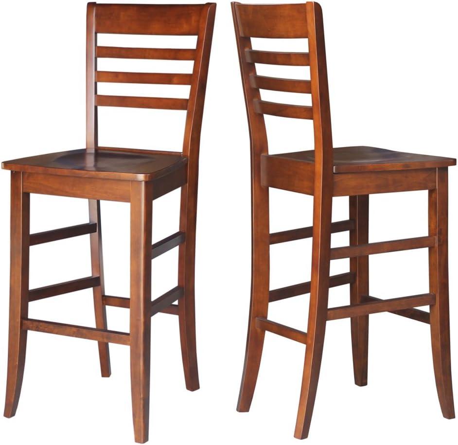 Landingville Solid Wood 30'' Counter Stool