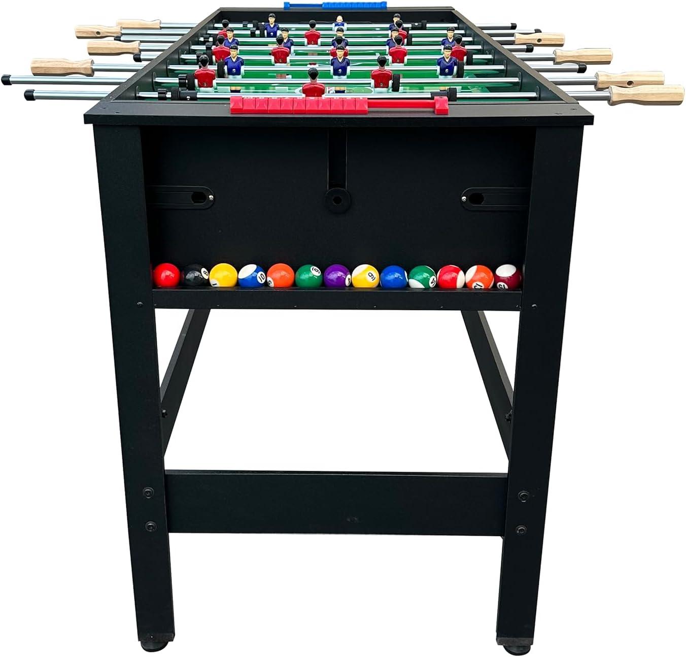 KICK Foosball Tables KICK Twain 48" 2-in-1 Swivel Multi Game Table - Billiards & Foosball-Home & Game Room Entertainment