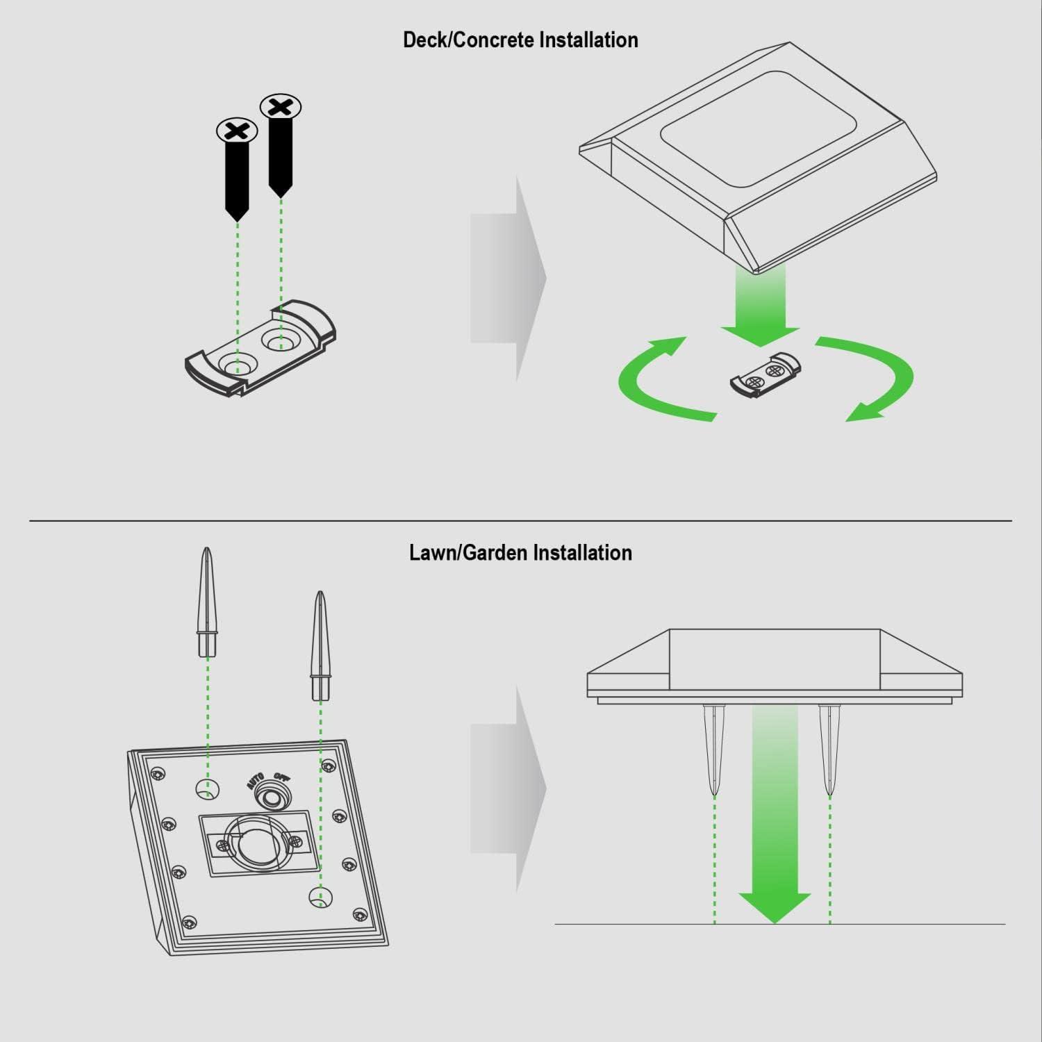 Stainless Steel Solar LED Pathway Light Multipack