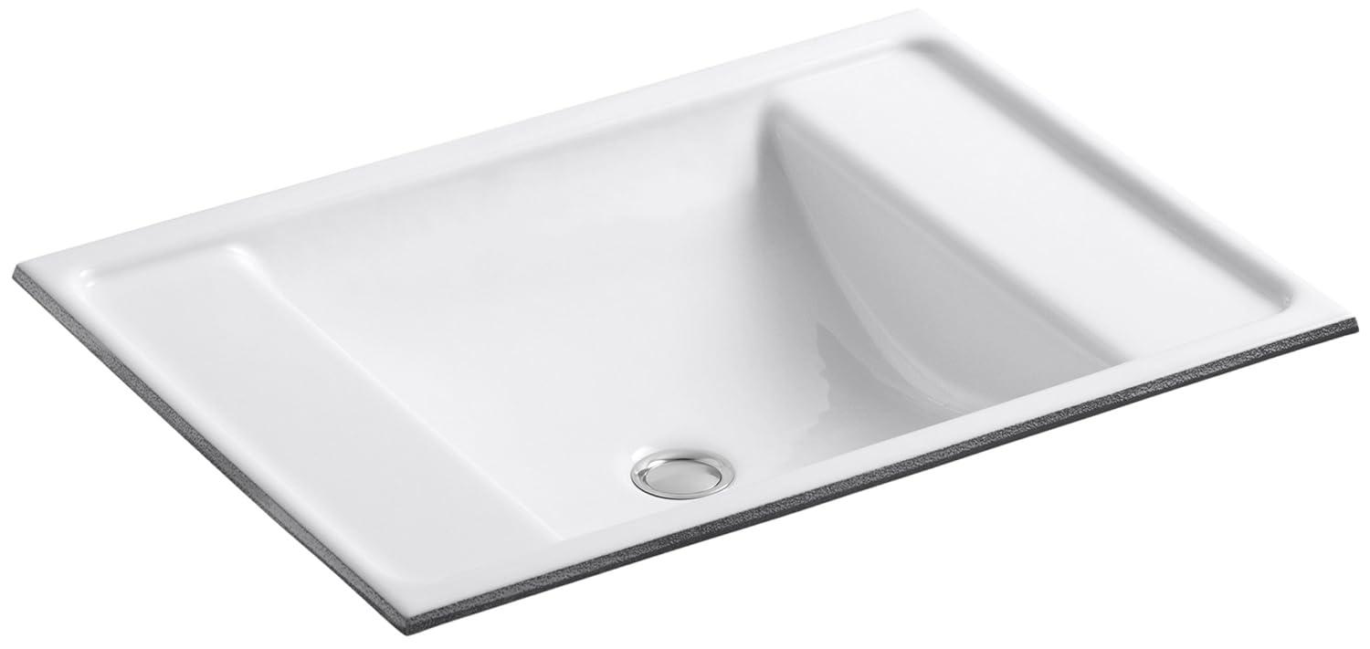 Alteo Metal Rectangular Undermount Bathroom Sink with Overflow