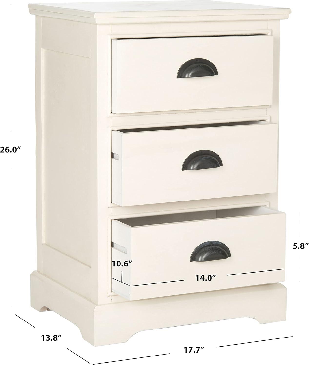 Griffin 3 Drawer Side Table - Safavieh