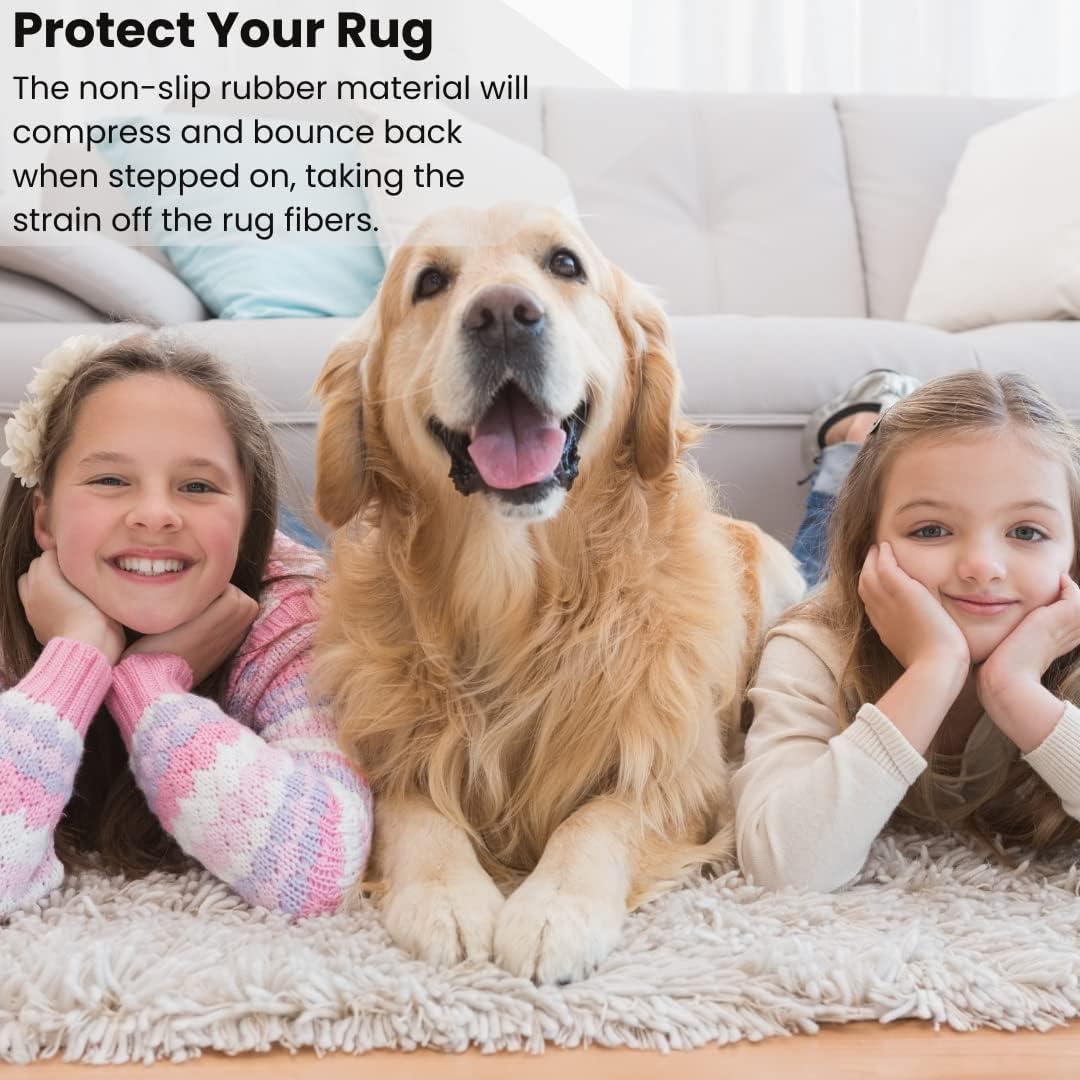 DABLINE 80" x 40" Non Slip Rug Pad for Tufting and Rug Making, Thick and Grippy Backing Fabric