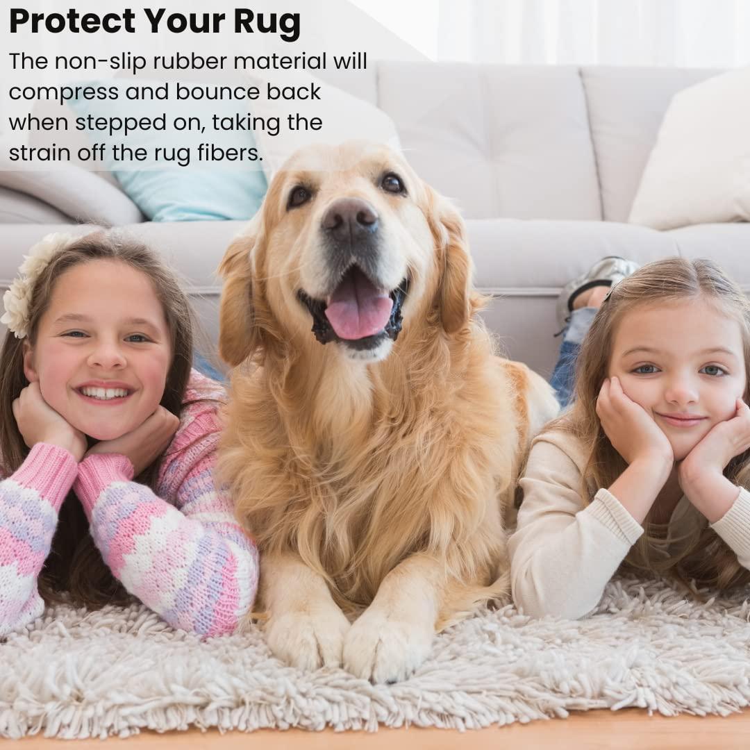 DABLINE 80" x 40" Non Slip Rug Pad for Tufting and Rug Making, Thick and Grippy Backing Fabric