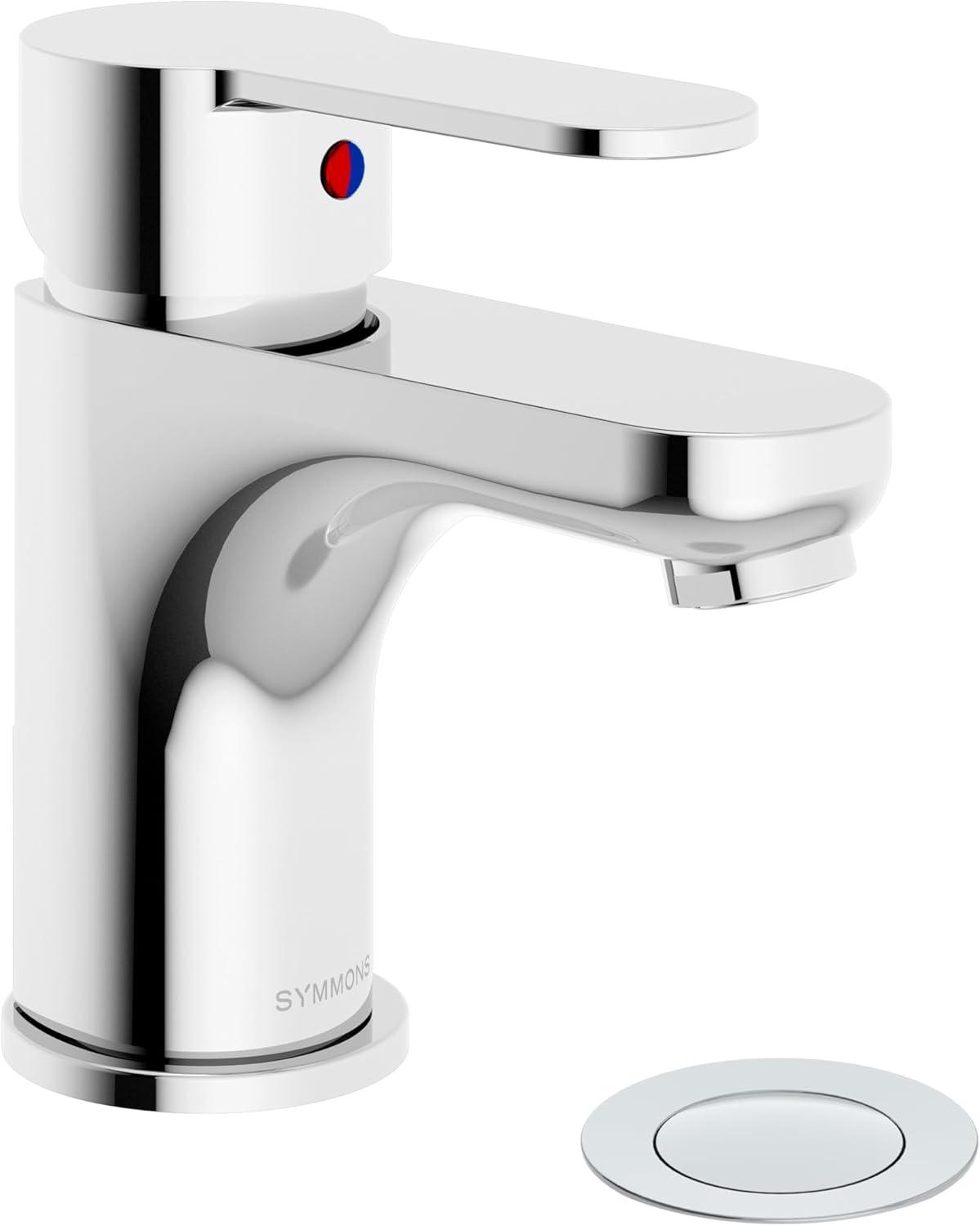 Identity Single-handle Bathroom Faucet with Push Pop Drain