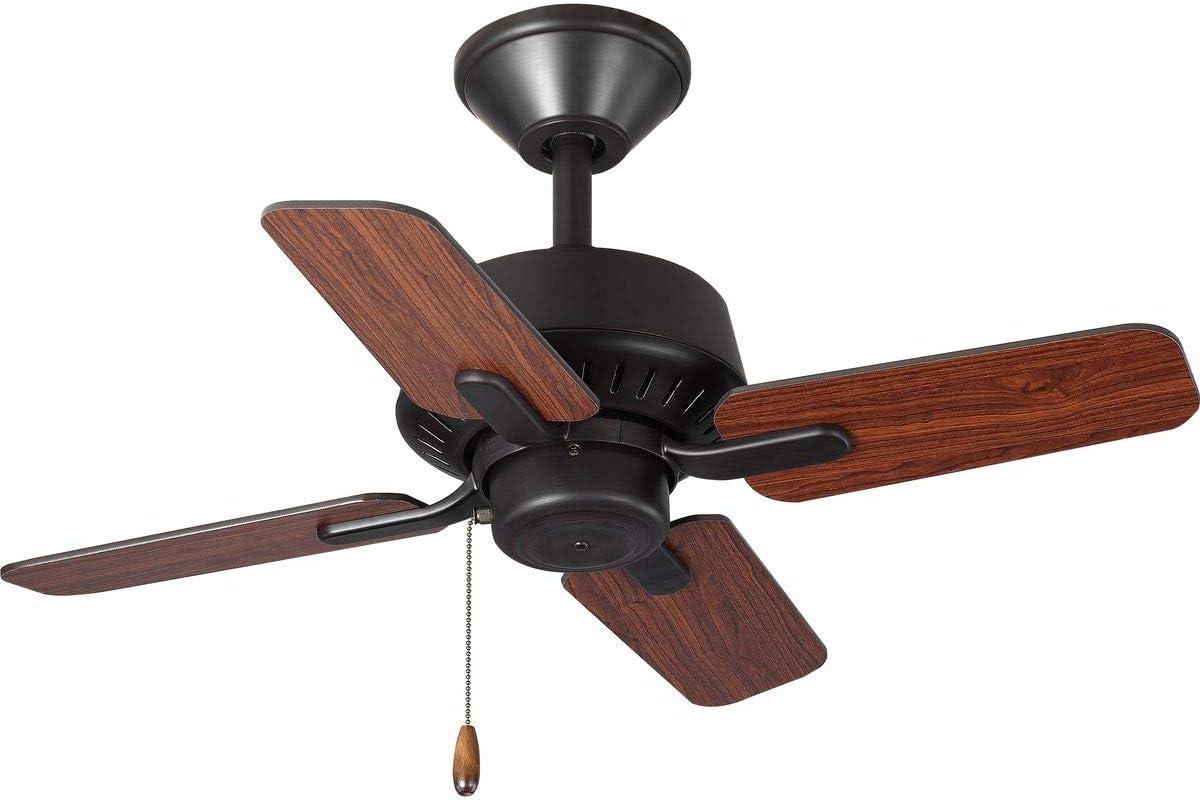 Drift 32" Architectural Bronze Reversible Ceiling Fan with 4 Blades