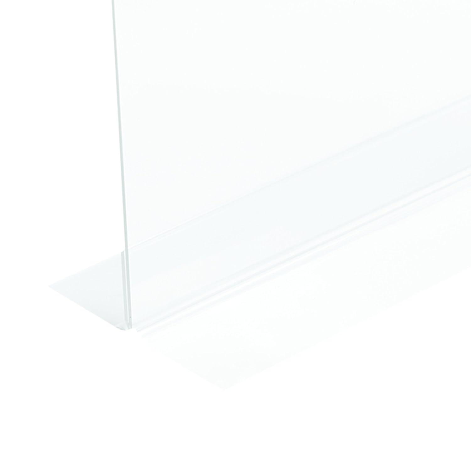 Deflect-O Corporation Classic Image Stand-Up Two-Sided Desktop Sign Holder, Plastic, 8-1/2 x 11