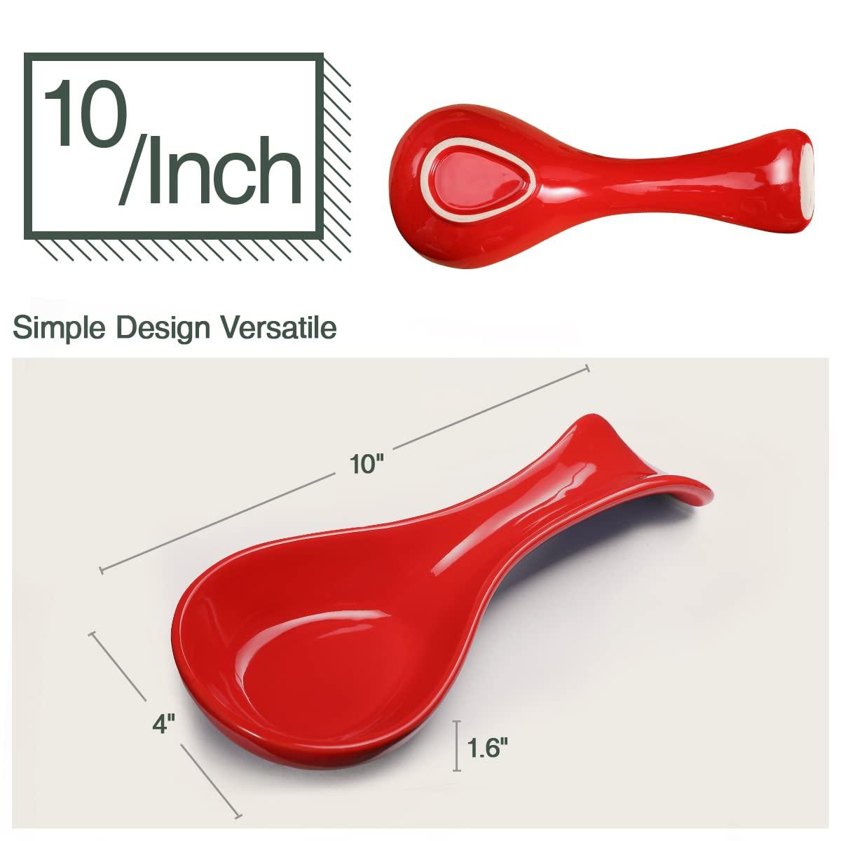 Red Barrel Studio® Newmont Ceramic / Porcelain Oval Spoon Rest