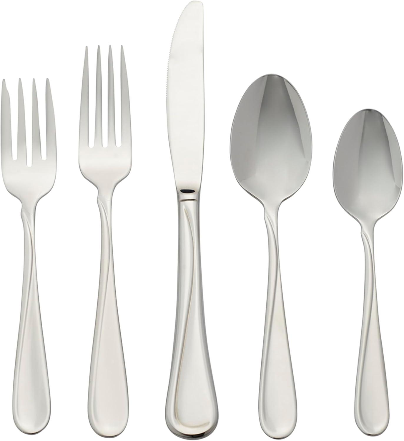 Oneida Flight 20-Piece Stainless Steel Flatware Set, Service for 4