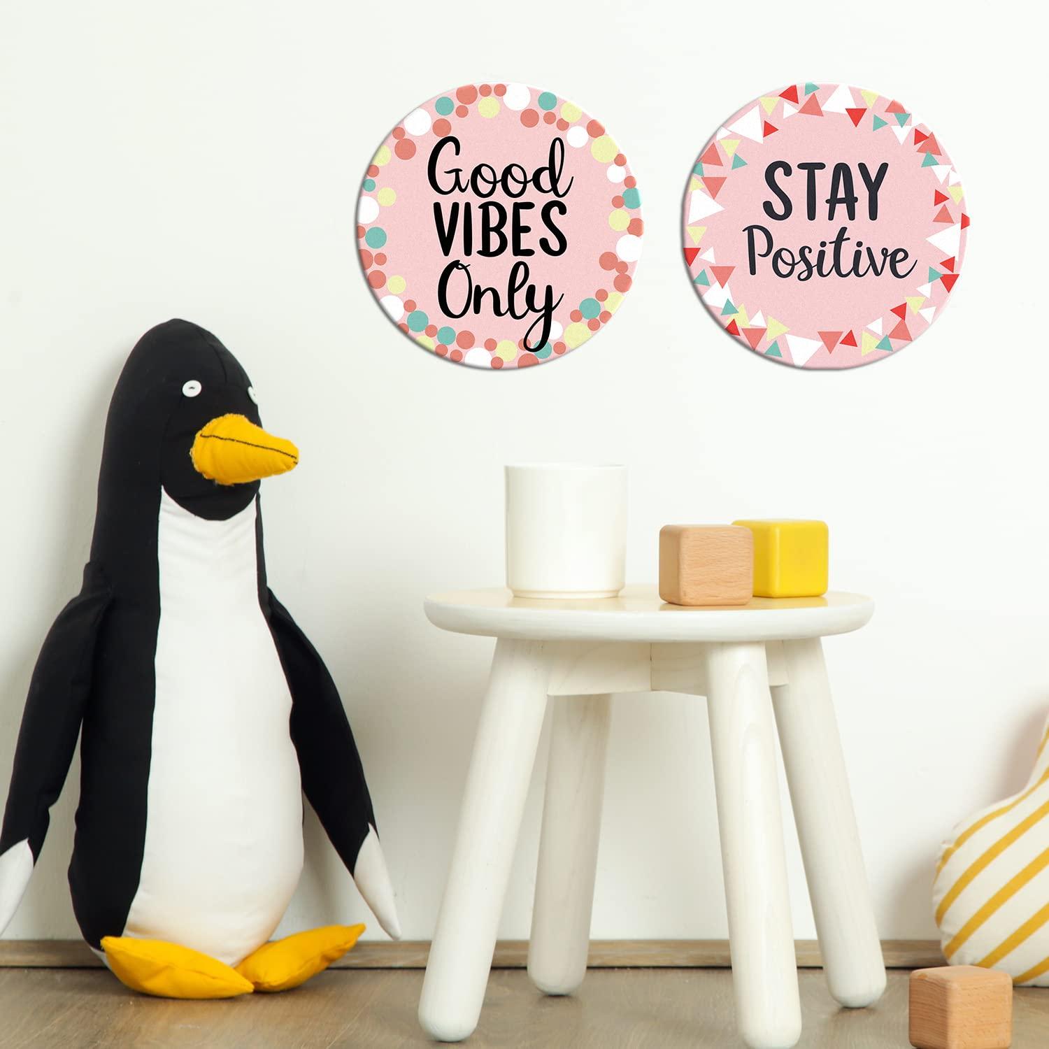 Sweetzer & Orange 30 Growth Mindset Confetti Positive Sayings Accents | Motivational Wall Art Inspirational Quote Cards with Matching Pastel Colors for Classroom Decorations, Office, Nursery (7-Inch)