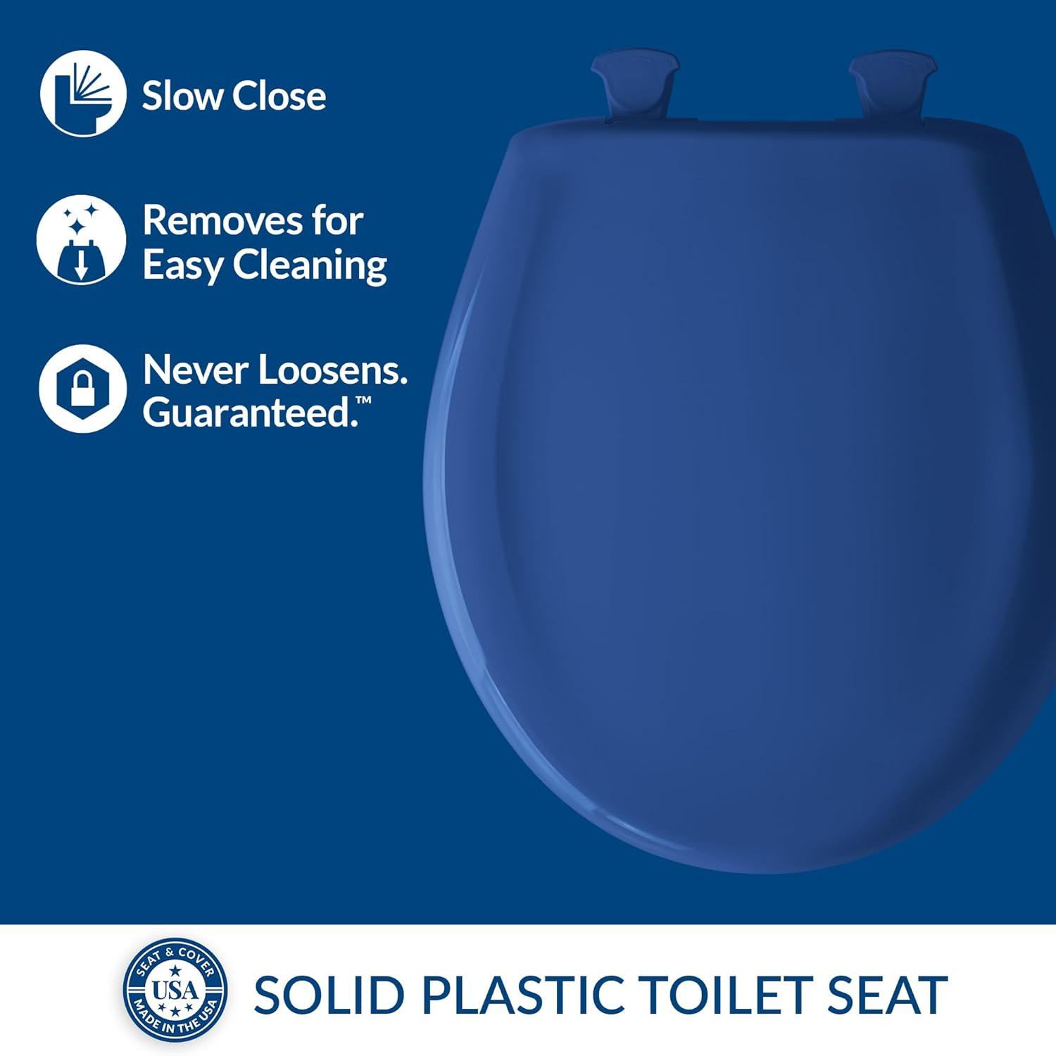 Round Soft Close Toilet Seat and Lid