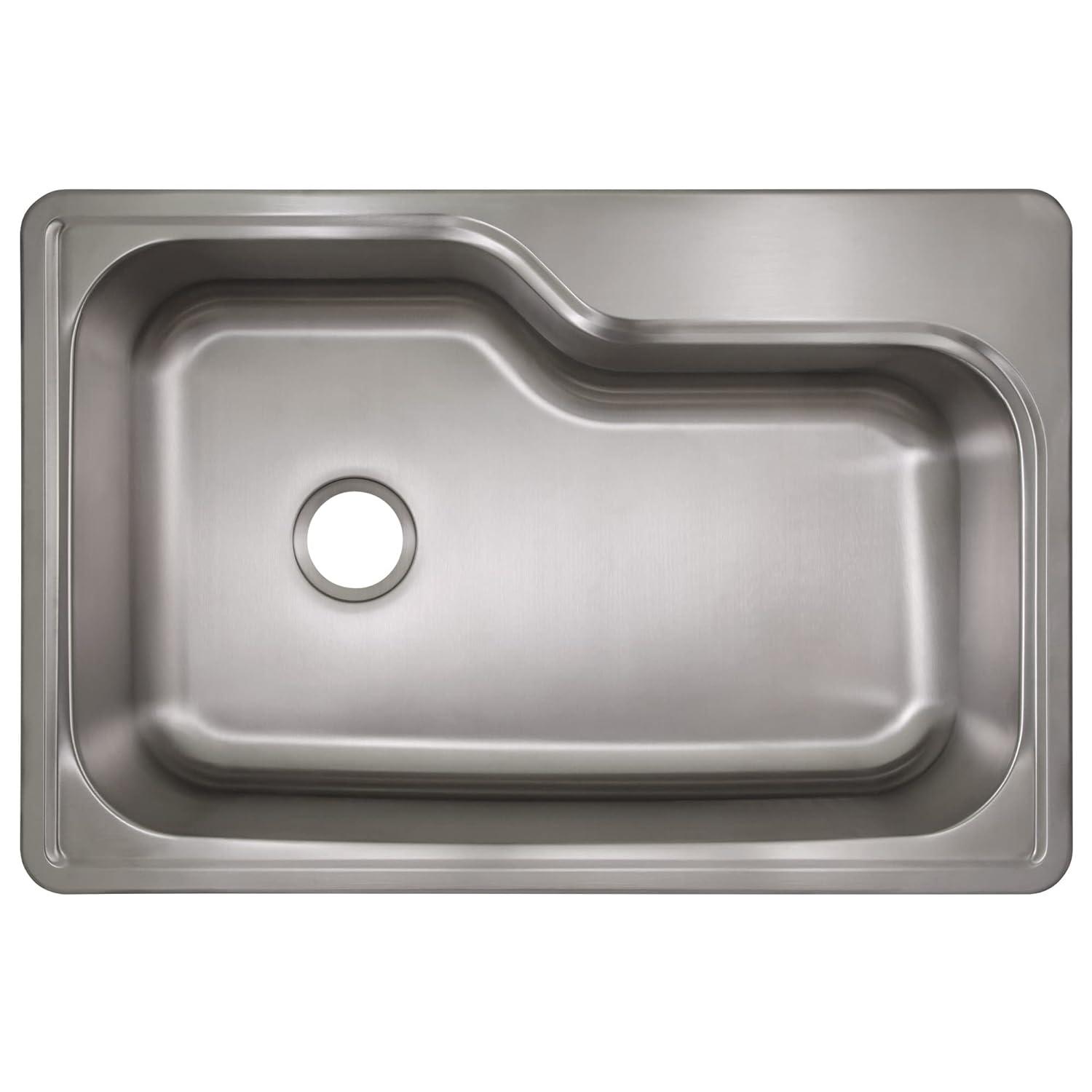33" L x 22" W Drop-In Kitchen Sink