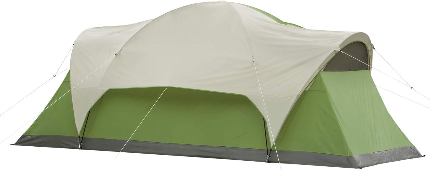 Coleman Montana 8-Person Dome Tent, 1 Room, Green