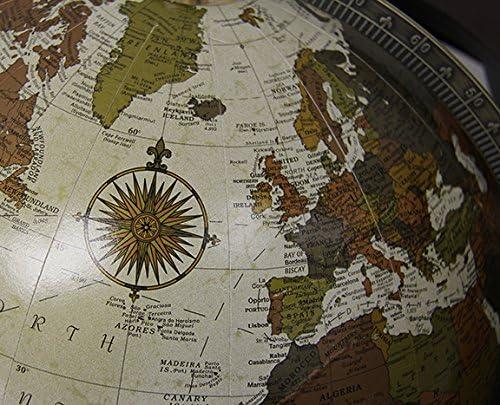 Lancaster 12 Inch Metallic Bronze Floor Globe