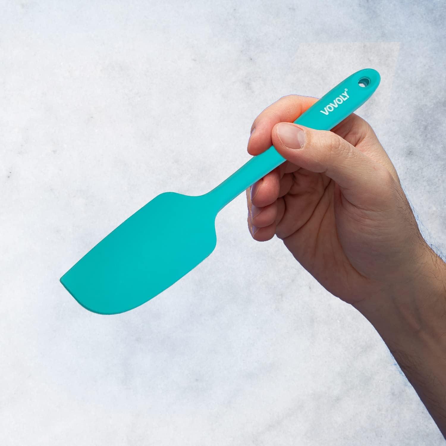 BPA Free Mini Silicone Spatula - Heat-Resistant Non-Stick Scraper for Jars - Versatile Kitchen Tool - Dishwasher Safe - Pro-Grade Quality|BPA-Free Mini Silicone Scraper - Non-Stick, Heat-Resistant Scr