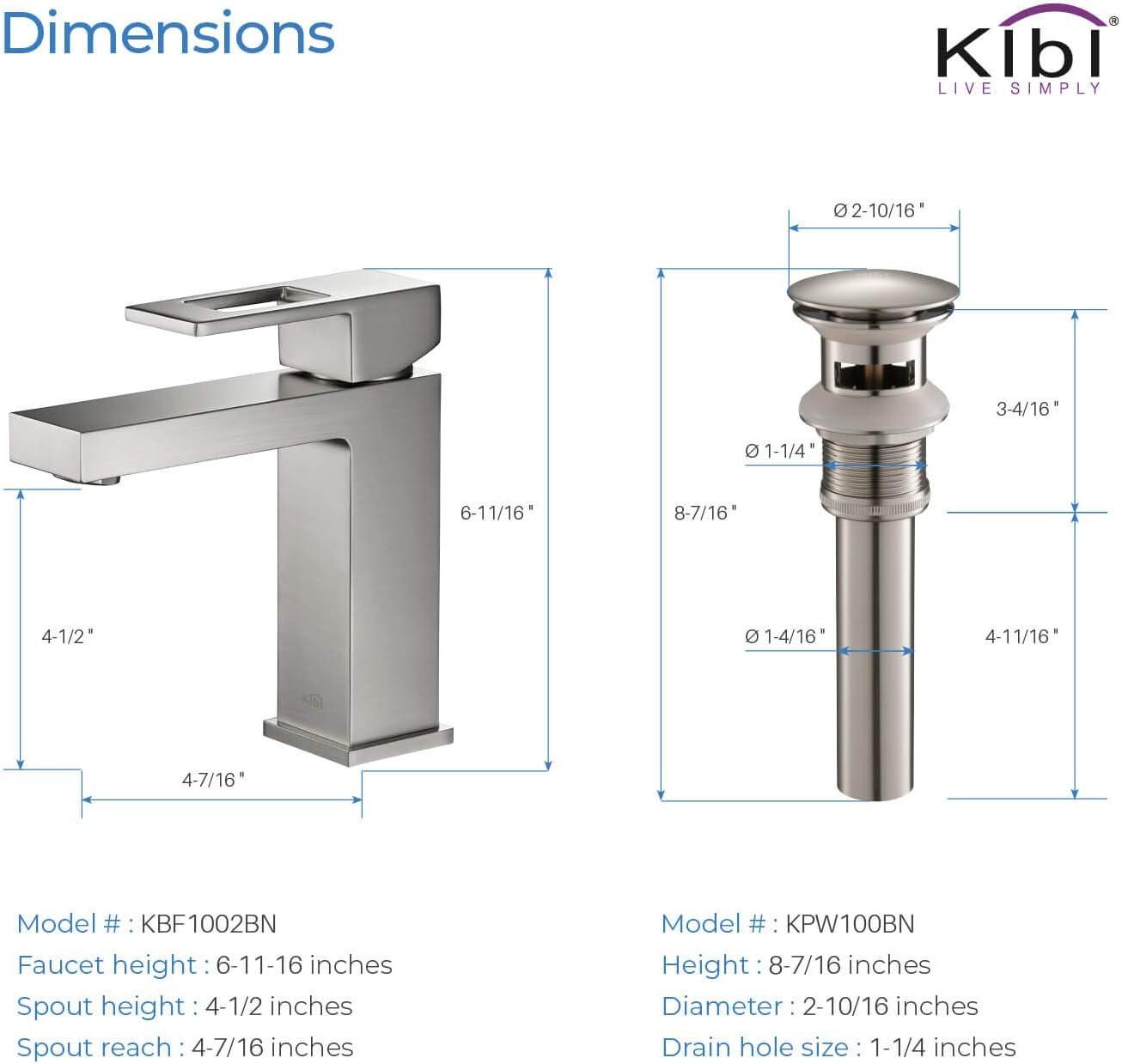 Cube Single-Hole Single-handle Bathroom Faucet