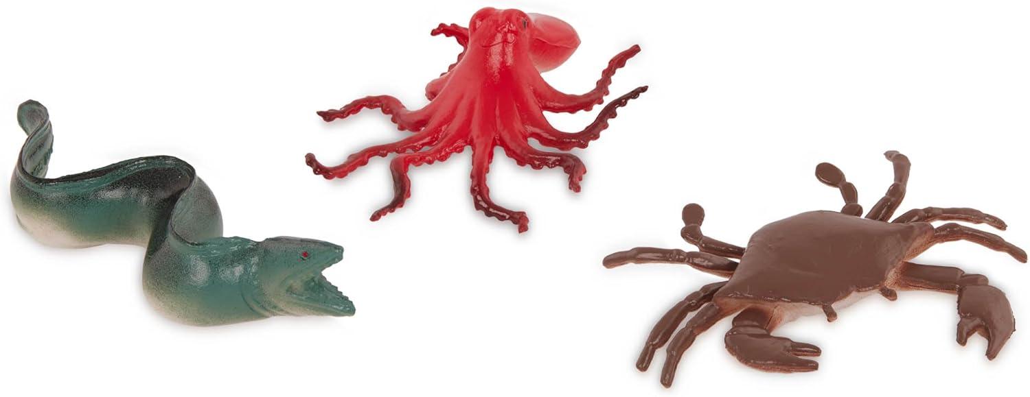 Terra 60-Piece Plastic Ocean Animal Figurine Set