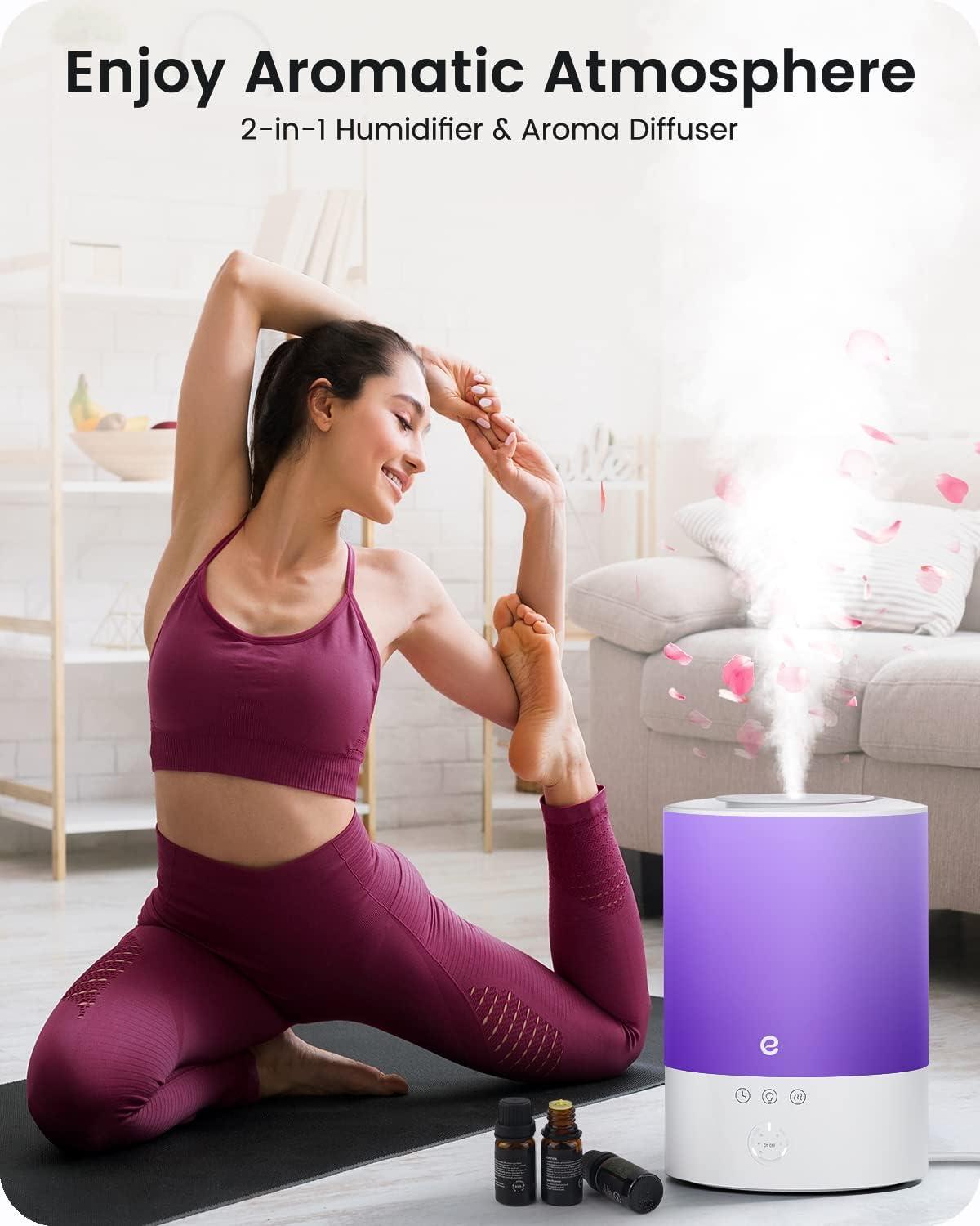 2.5L White and Purple Smart WiFi Cool Mist Humidifier