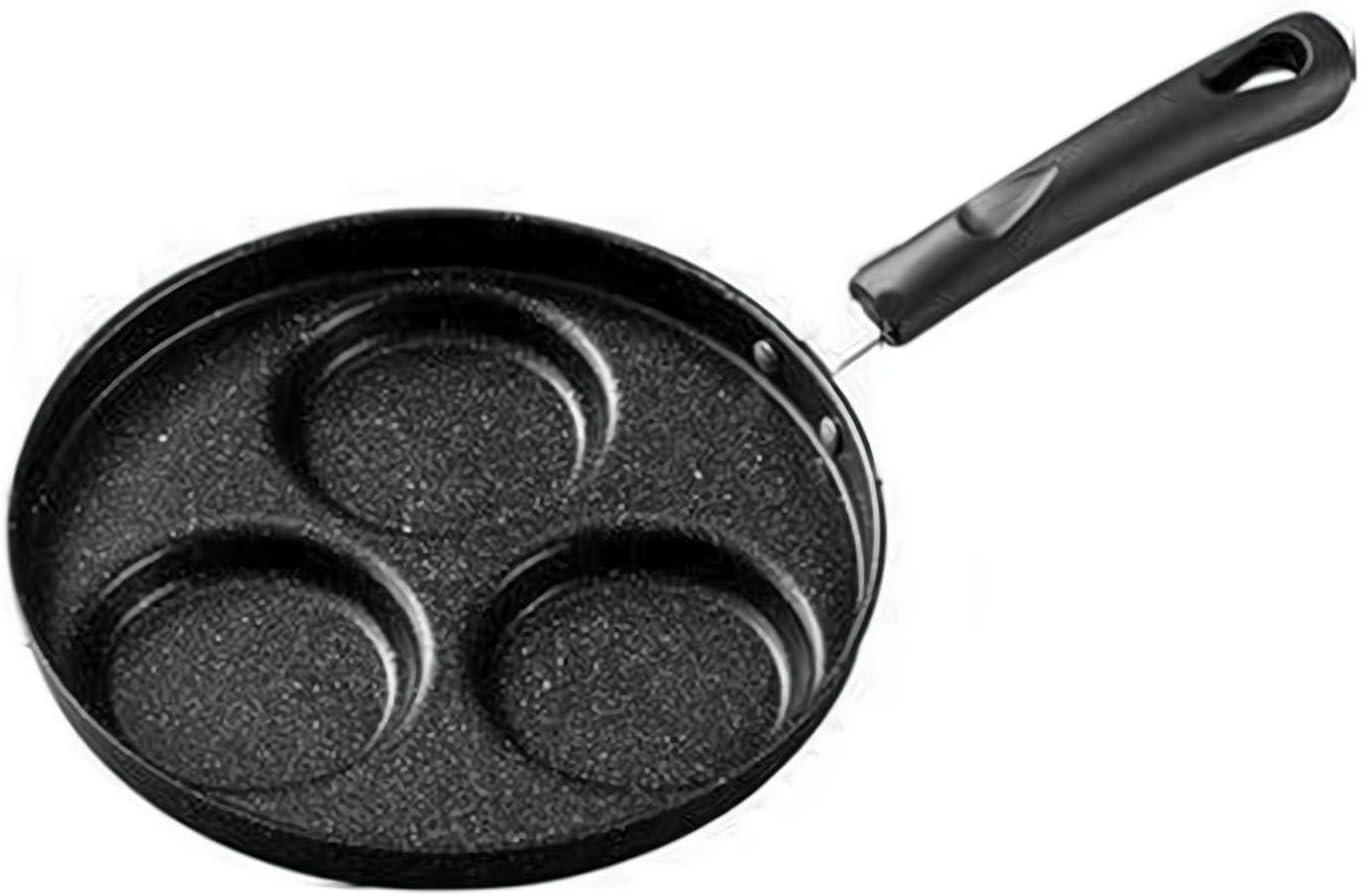 Egg Pan,Breakfast Frying Pan,4 Cup Egg Pans Nonstick,Nonstick Granite Omelette Skillet,Pancake Pan and Egg Cooker and Grill Pan,Suitable for Gas and Induction Cooktops