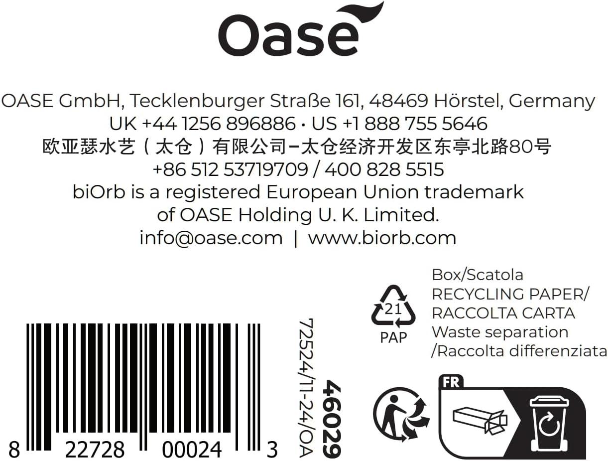 biOrb Air Stone Aquarium Filters - White