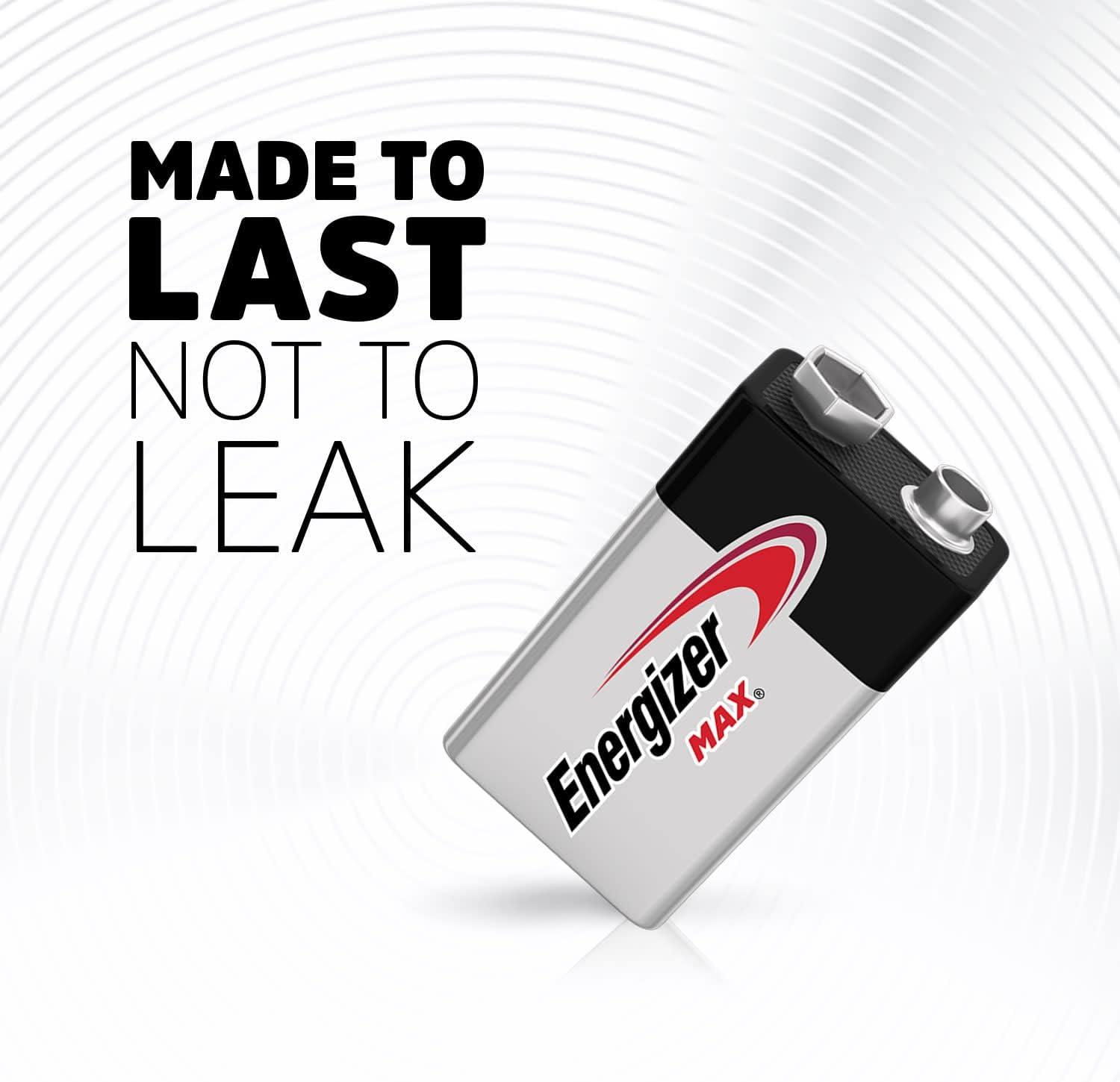 Energizer Max 9V Batteries - 2pk Alkaline Battery