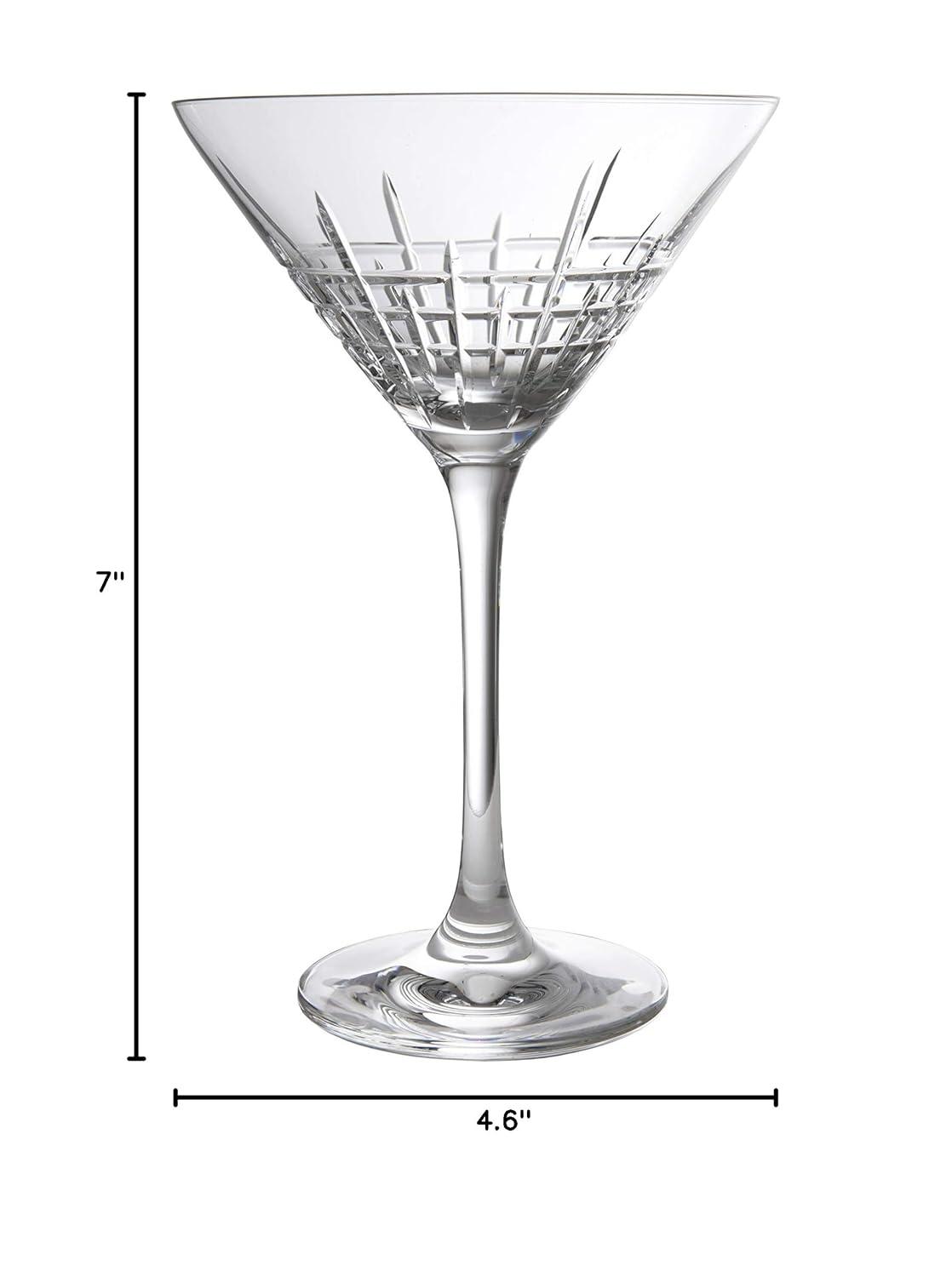 Schott Zwiesel Tritan Crystal Glass Distil Barware Collection Aberdeen Martini Cocktail Glasses (Set of 6), 8.5 oz, Clear