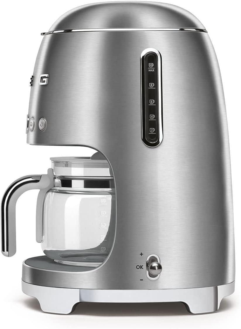SMEG Stainless Steel Retro Drip Coffee Maker