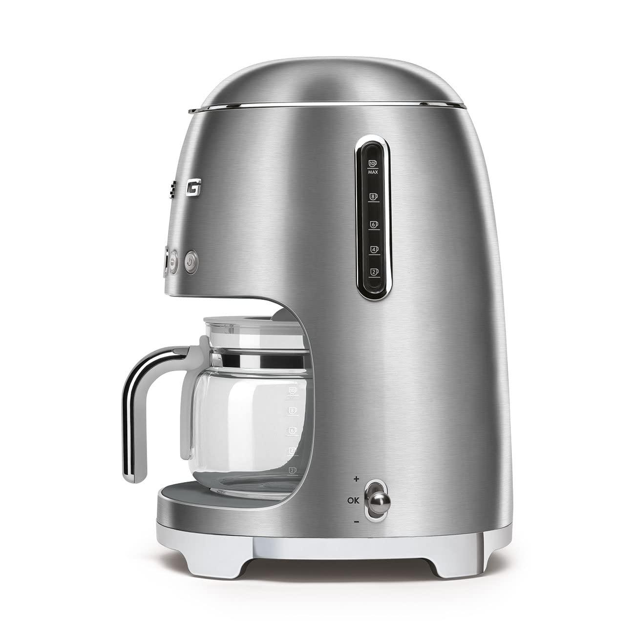 SMEG Stainless Steel Retro Drip Coffee Maker