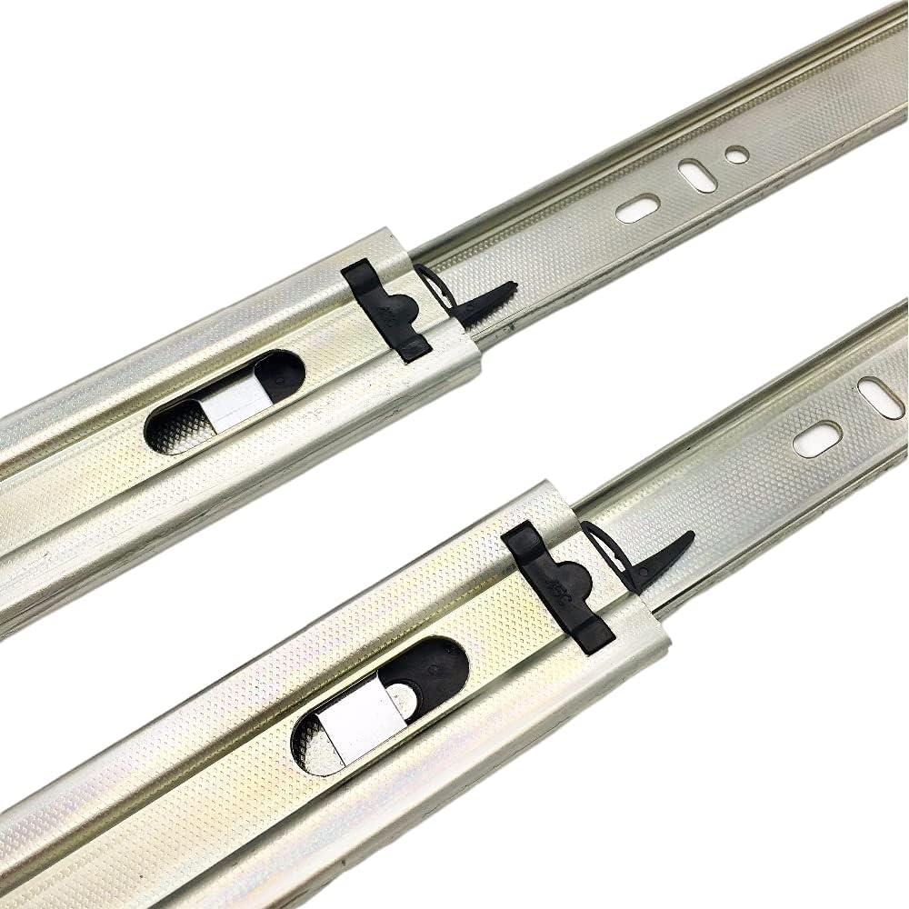 5 Pairs of 14 Inch Full Extension Drawer Slides Mount Ball Bearing Sliding
