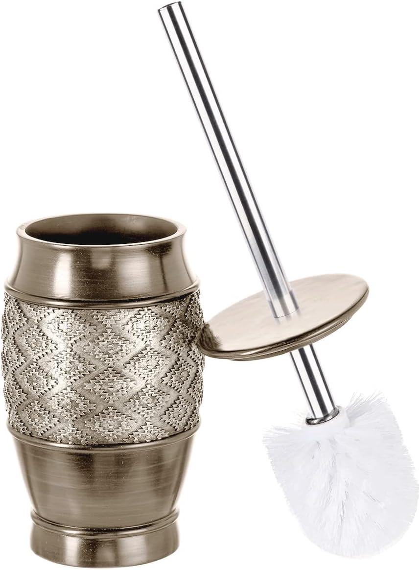 Creative Scents Silver Dublin Toilet Brush With Holder