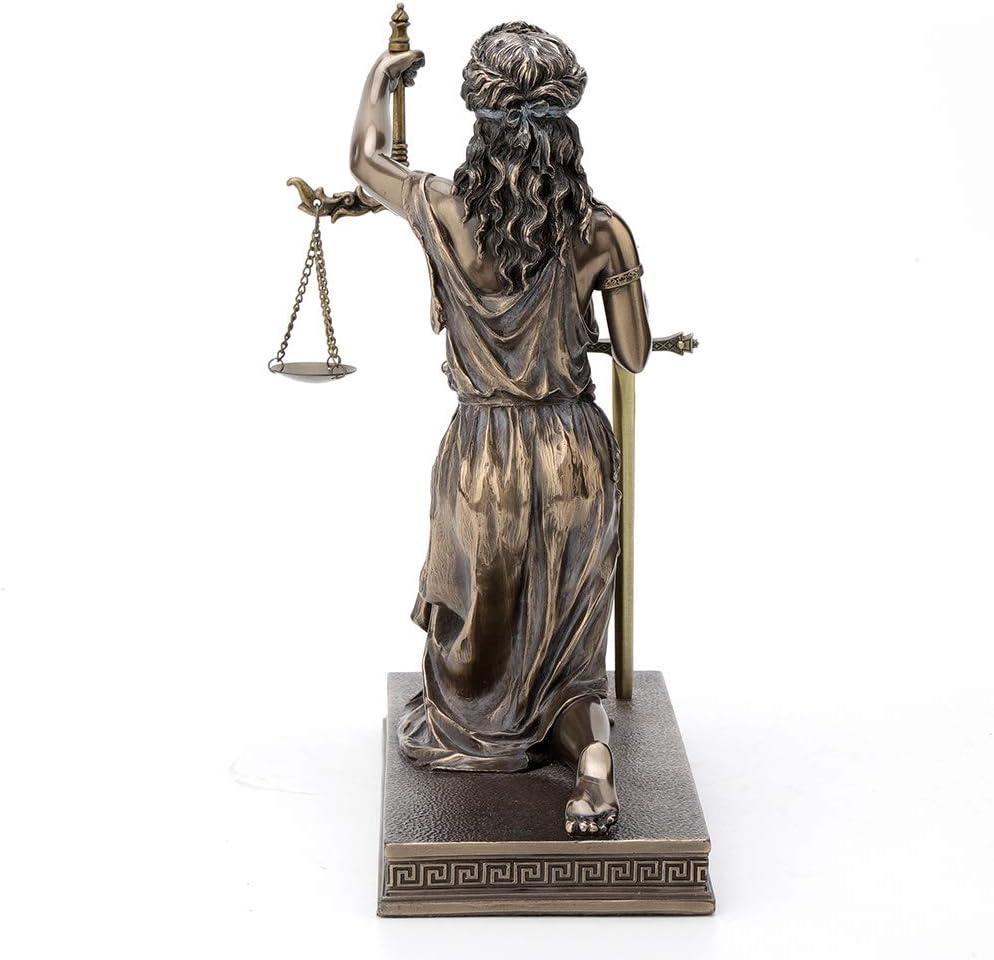 Greek Goddess Lady of Justice Statue 16"H La Justicia Themis Dike Figurine Decor