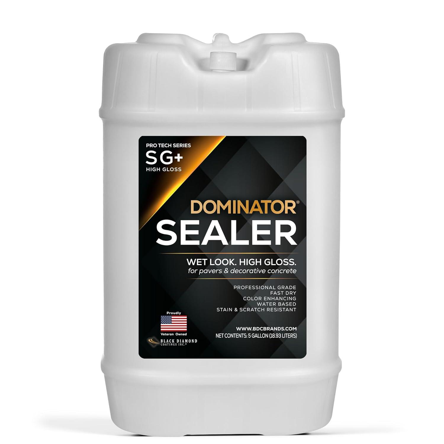 5 Gallon Clear High Gloss Concrete Sealer for Pavers