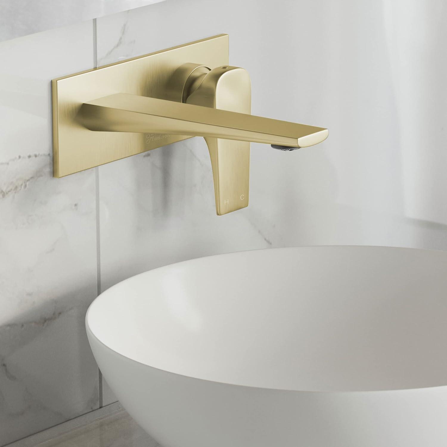 Monaco Single-Handle, Wall-Mount, Bathroom Faucet