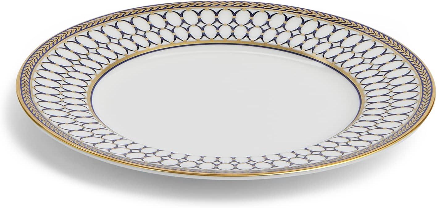 Renaissance White and Gold 6.9" Porcelain Bread Plate