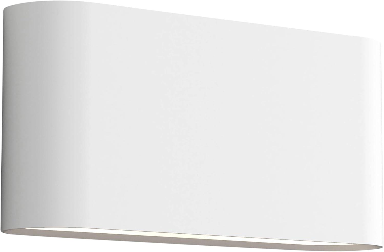 White Plaster Dimmable LED Wall Sconce