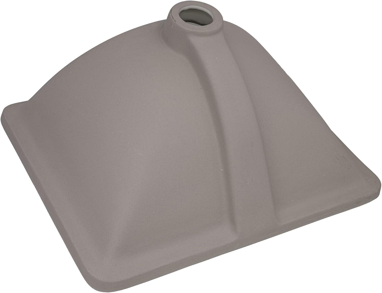 Ruvati 17 x 12 inch Undermount Bathroom Rectangular Porcelain Ceramic Sink with Overflow