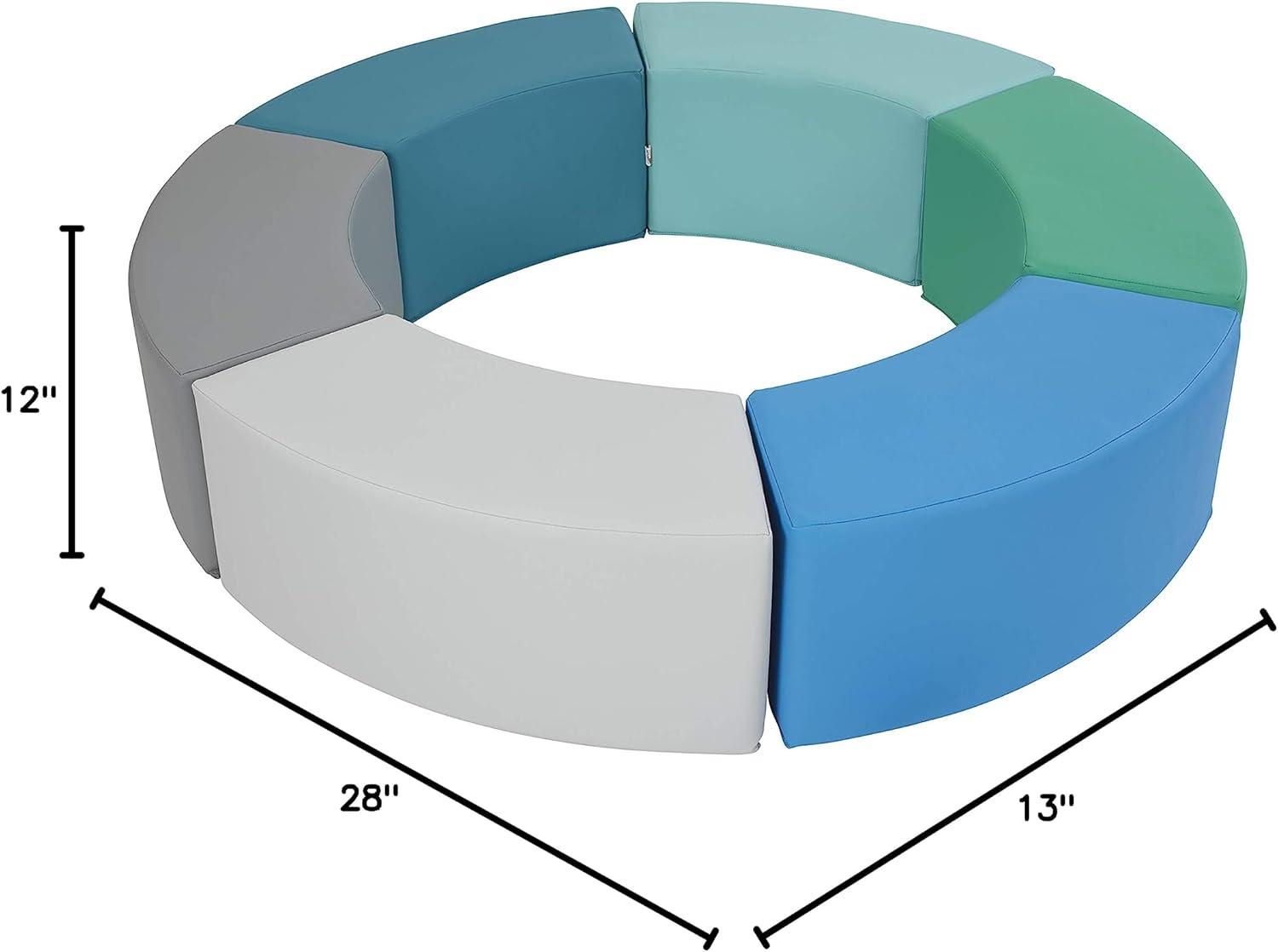 Factory Direct Partners 6pc SoftScape Ring Around Kids' Seating Set