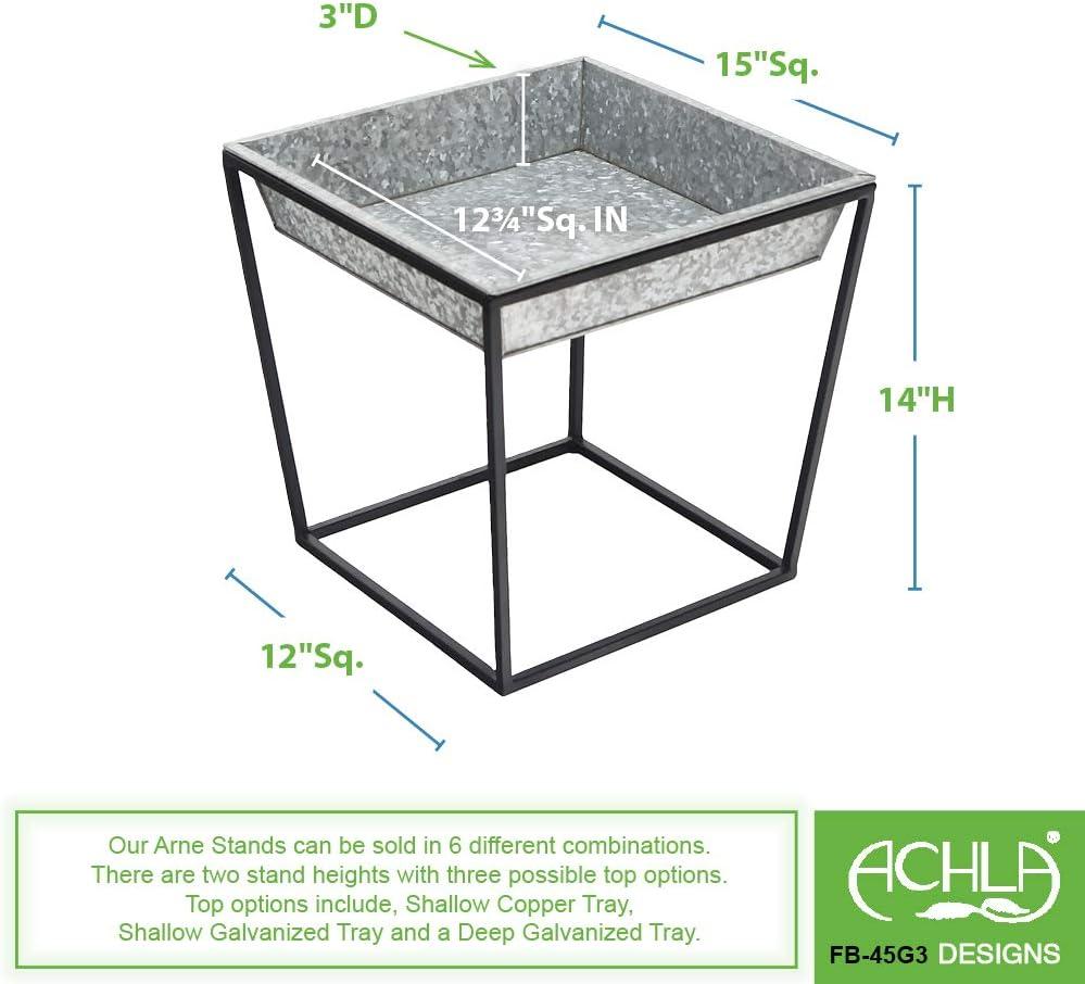 Arne Stand with Galvanized Tray, Tall