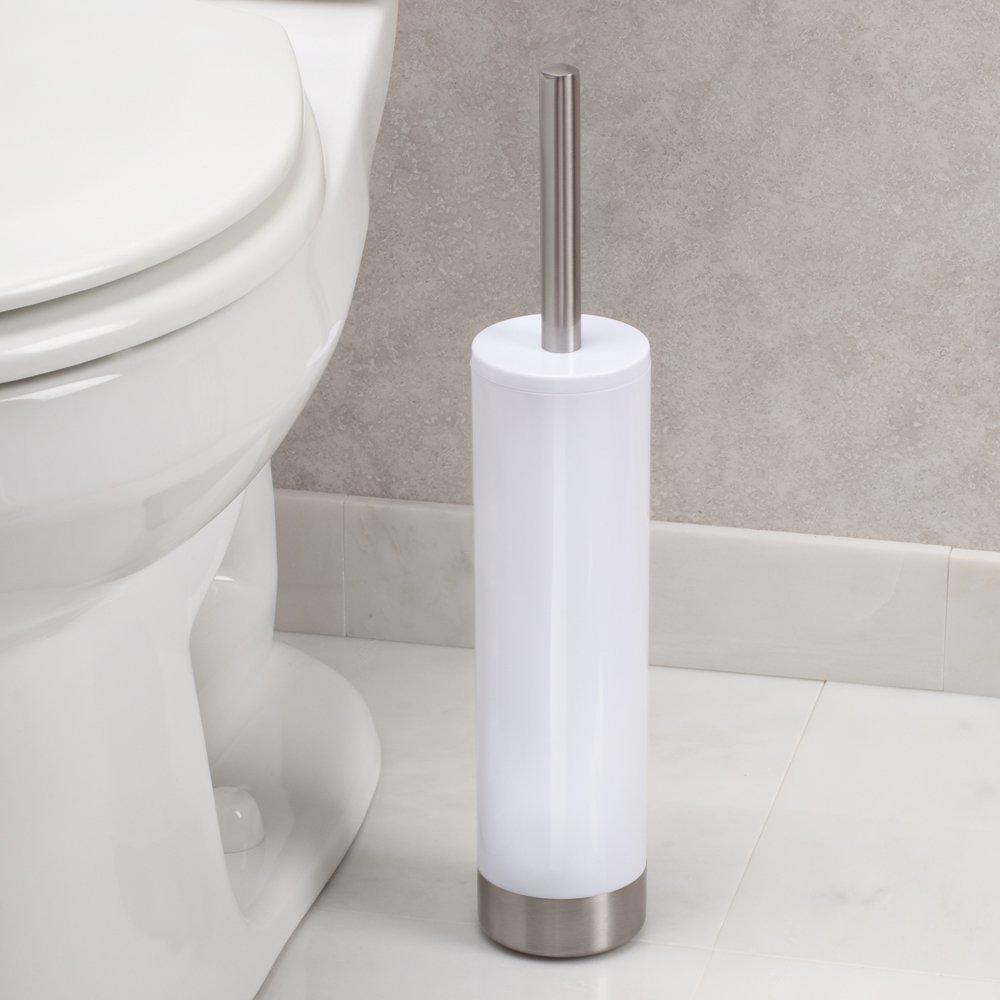 InterDesign 16.3in. H Free Standing Toilet Brush and Holder