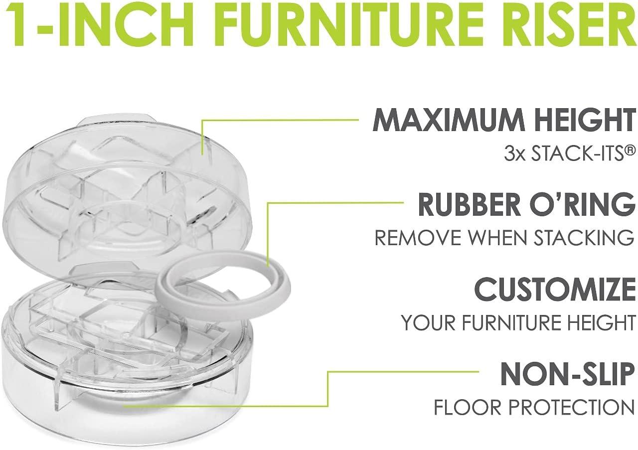 Clear Stack-Its Furniture Risers