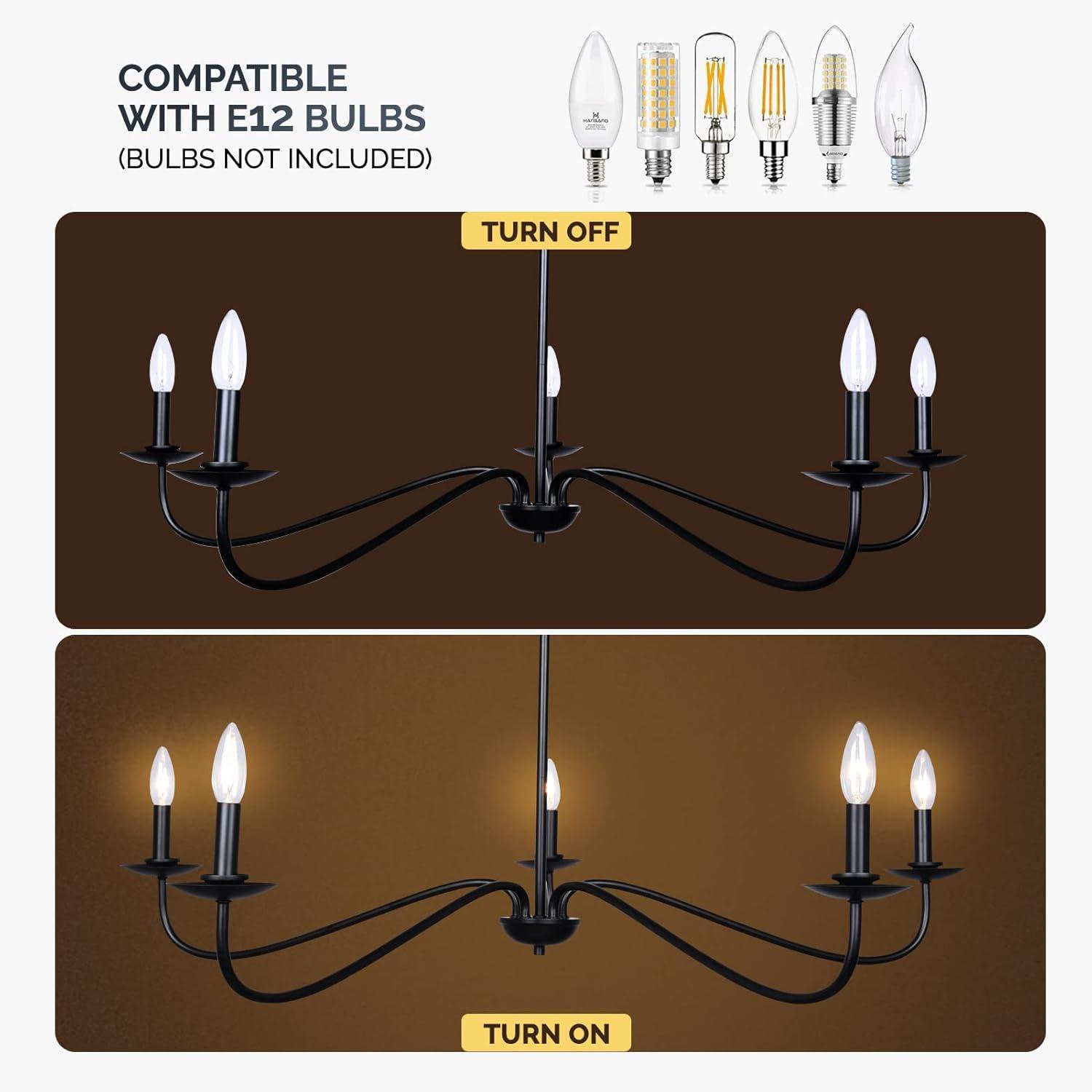 Grimbly 5 - Light Dimmable Classic / Traditional Chandelier