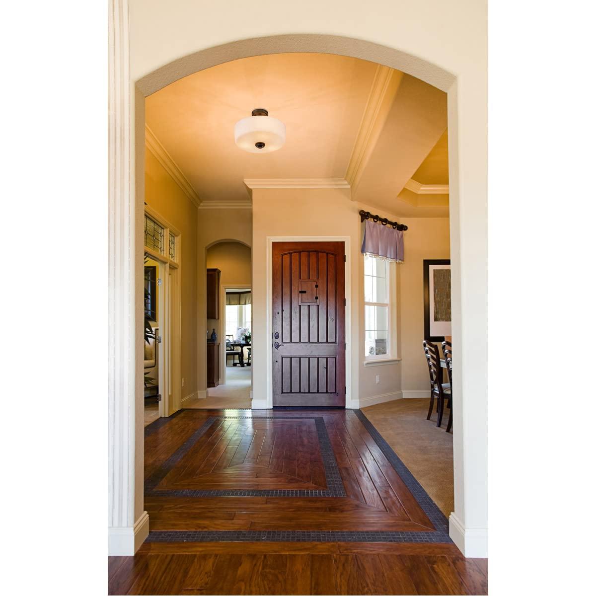 Z-Lite Arlington 3 - Light Semi-Flush Mount in  Bronze