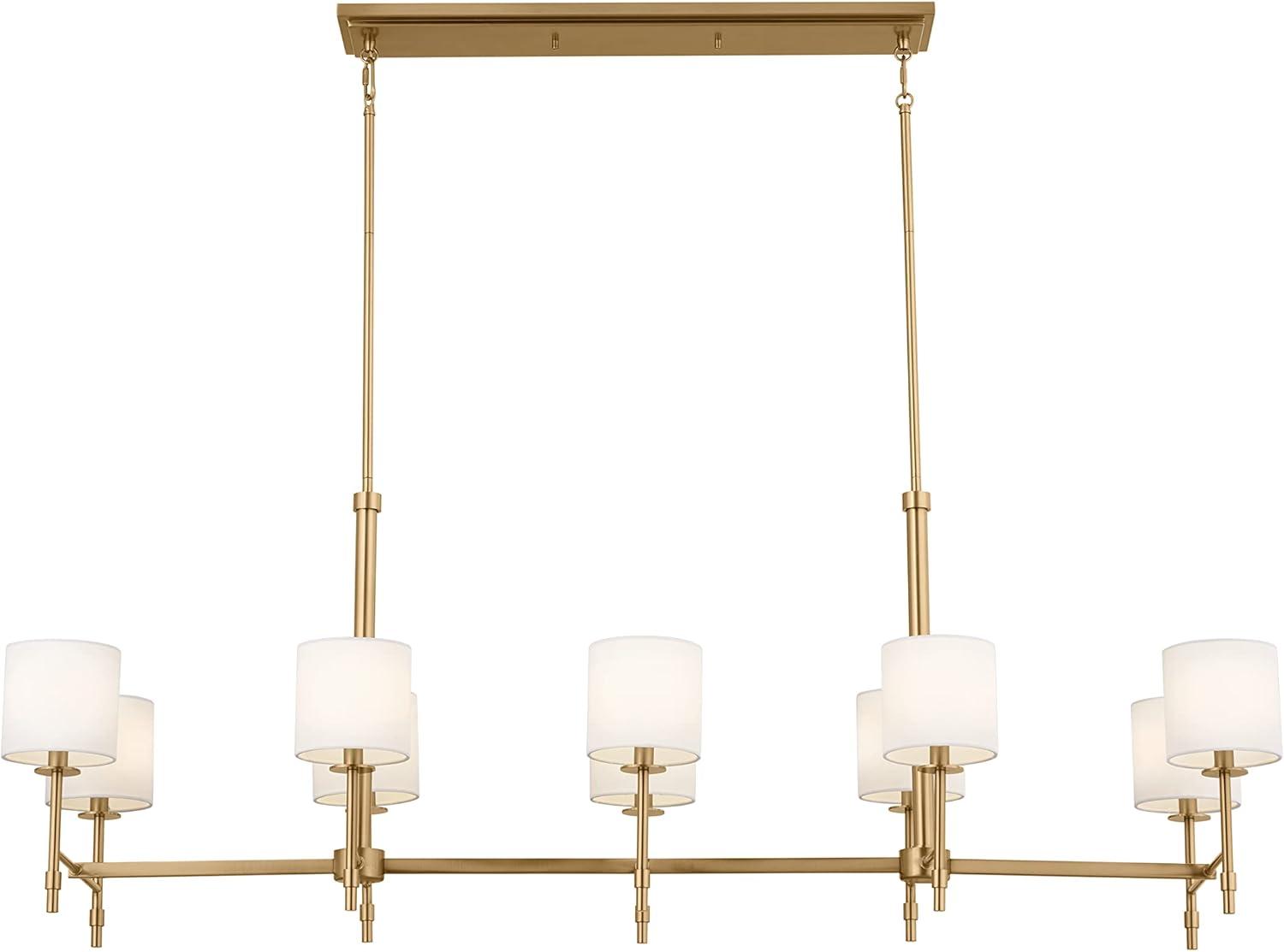 Kichler Lighting Ali 10 - Light Chandelier in  Brushed Natural Brass