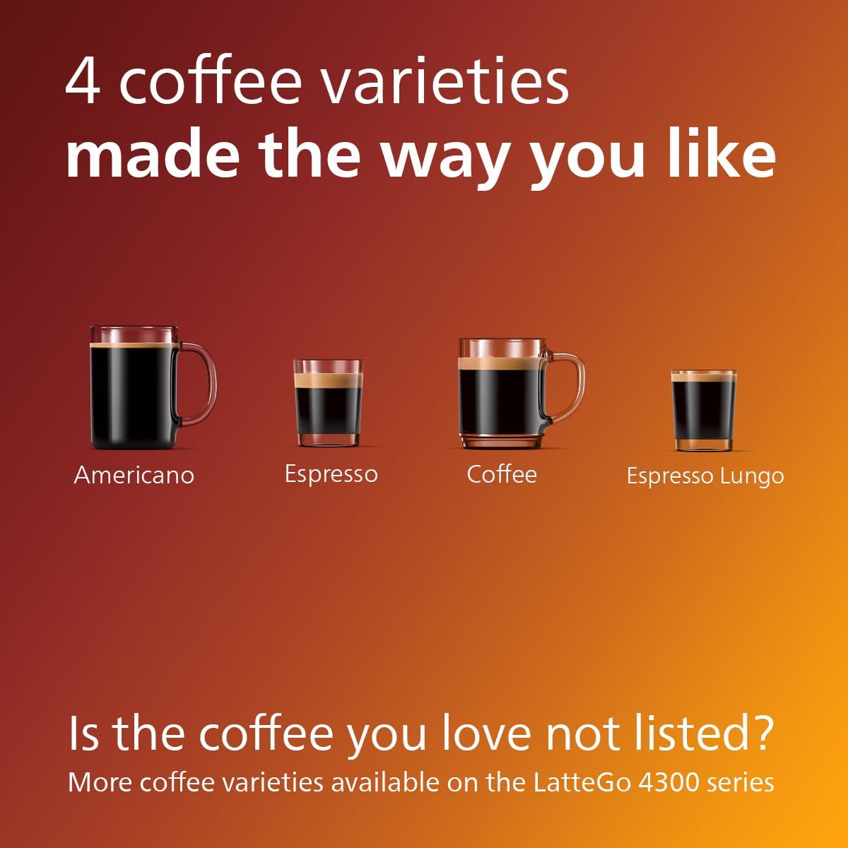 Restored Philips 3200 Automatic Espresso Machine, Black | 4 Recipes | EP3221/44 (Refurbished)