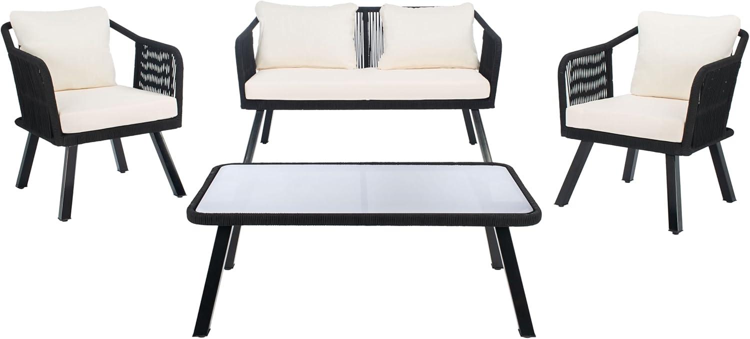 Highland Dunes Orme 4 - Person Patio Conversation Sets with Cushions