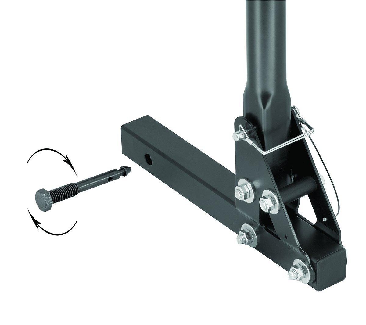 JKALHFDJ 63124 Eclipse Black 2-Inch Sq. 4 Bike